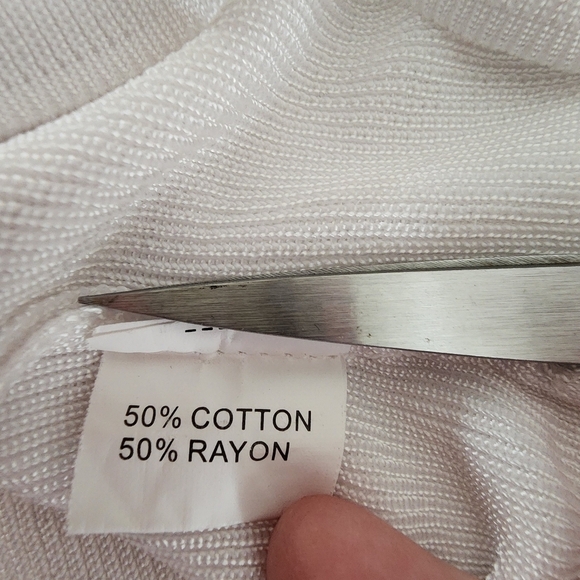 Max Mara White Square Neck Short Sleeve Top Size Small - Picture 6 of 8